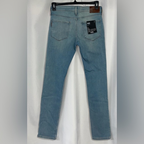 Paige Jeans Mens 29x30 Blue Lennox Slim Stretch Mid Rise Medium Wash Stretch New - Picture 3 of 8